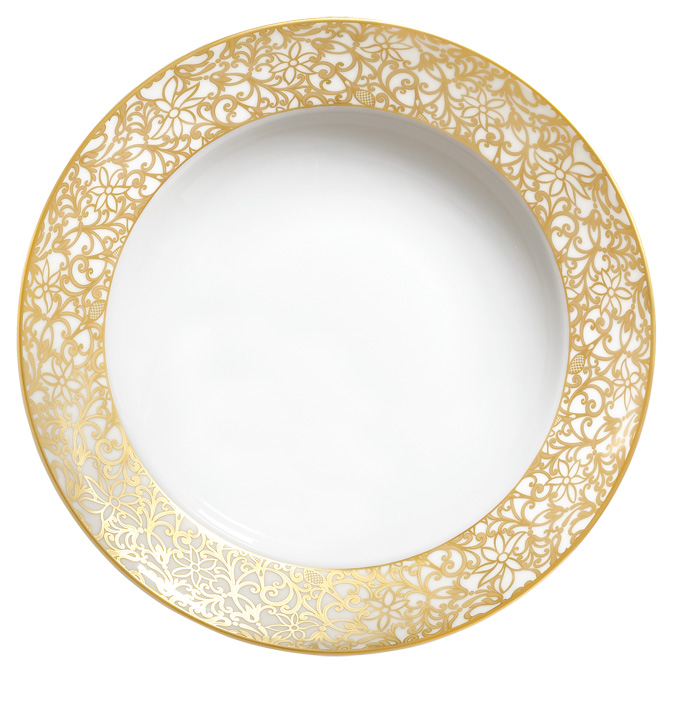 Plat rond creux blanc - Raynaud